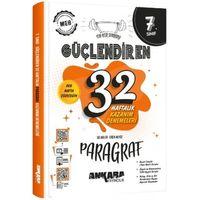 7. Sınıf Paragraf Güçlendiren 32 Haftalık Kazanım Denemeleri Ankara Yayıncılık