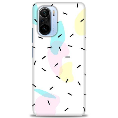 Xiaomi Redmi K40 Pro Kılıf HD Baskılı Kılıf - Çubuklar ve Renkler + Tam Ekran Koruyucu
