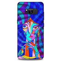 Lopard Samsung Galaxy S8 Uyumlu Kılıf Sürreal Yüzler ♀ (45) Liquid Air Kılıf Baskılı