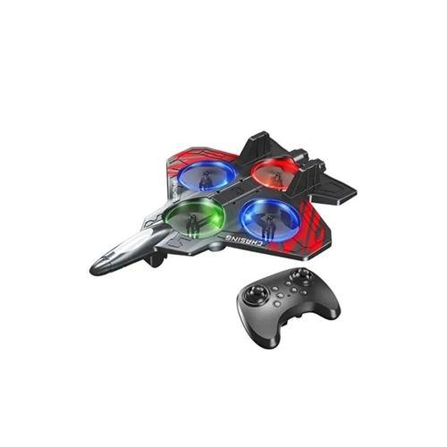Led Işıklı Oyuncak Drone Fighter Jet Tasarımlı Uzaktan Kumandalı Uçak
