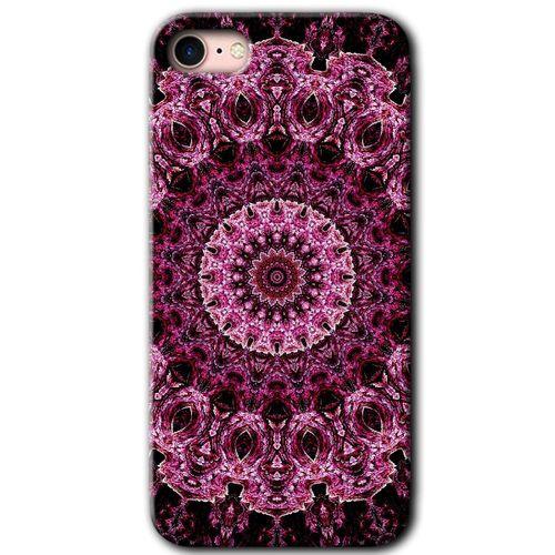 Potkal Hediye Fabrikası iPhone SE 2022 Kılıf HD Desen Baskılı Arka Kapak - Mandala Patterns Kaleidoscope