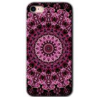 Potkal Hediye Fabrikası iPhone SE 2022 Kılıf HD Desen Baskılı Arka Kapak - Mandala Patterns Kaleidoscope