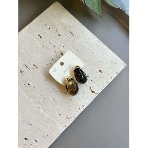 Taşlı Küpe - Yeşil