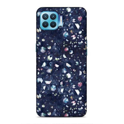 Oppo Reno 4 Lite Uyumlu Kılıf Utopia (36) Glitter Kılıf Kahverengi