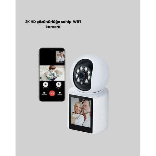 2k Çözünürlüklü İç Mekan Güvenlik Kamerası Çift Yönlü Görüş Ve Sesli Arama