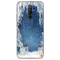 Xiaomi Redmi 9 Kılıf Snowix (6) Silikon Kılıf Açık Mavi