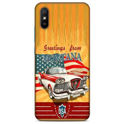 Retro (13) Desen Silikon Kap Renkli Xiaomi Redmi 9A Kılıf