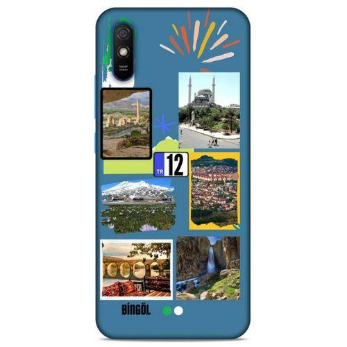 Lopard Xiaomi Redmi 9A Uyumlu Kılıf Şehirli ※ (12) Bingöl Koruyucu Silikon