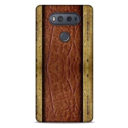 LG K61 Kılıf Patchwork (24) Darbe Emici Kılıf Kahve Sarı