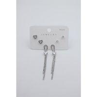 Çoklu Set Küpe - Gümüş