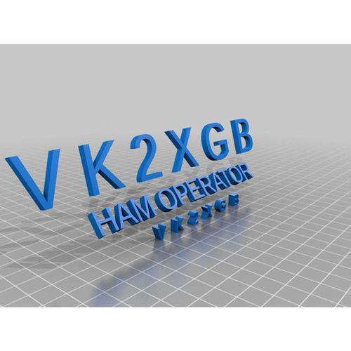 Parametrik Radyo Çağrı İşareti İsim Plakası (Bu ürün Sadece Plastik parçadır - Almadan Önce Soru Sorabilirsiniz)