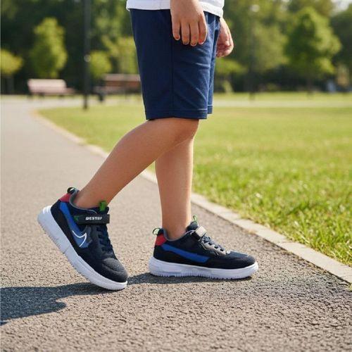 Bestof 366 Lacivert Fileli Fuspetli Erkek Çocuk Spor Ayakkabı