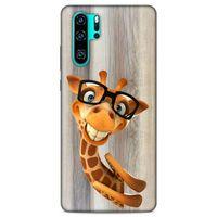 Lopard Huawei P30 Pro Uyumlu Kılıf GameX (43) Thin Fit Kılıf Gözlüklü Zürafa