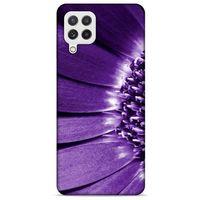 Xiaomi Redmi Note 10 5G Uyumlu Kılıf Mor Delisi (36) Glitter Kılıf Çiçek