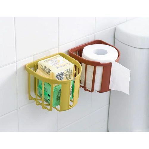 Yapışkanlı Çok Fonksiyonlu Banyo Organizeri Beyaz