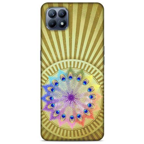 Huawei P40 Lite Kılıf Desenli Özel Seri Tüyler (27) Tasarımlı Kılıf