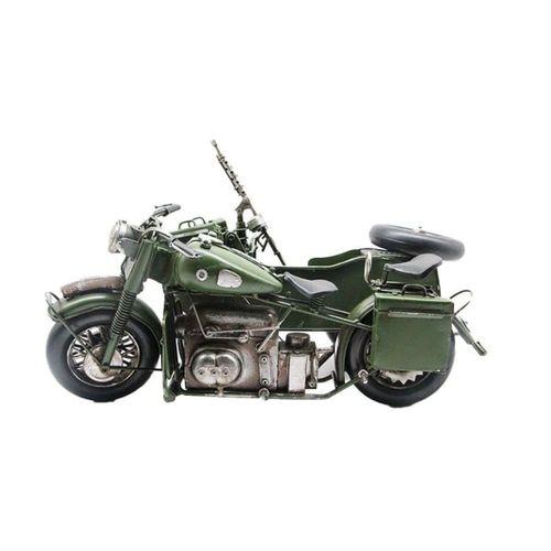Dekoratif Metal Askeri Sepetli Motor