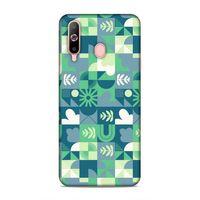 Samsung Galaxy A60 Uyumlu Kılıf Insomnia (39) Liquid Crystal Kılıf Yaprak