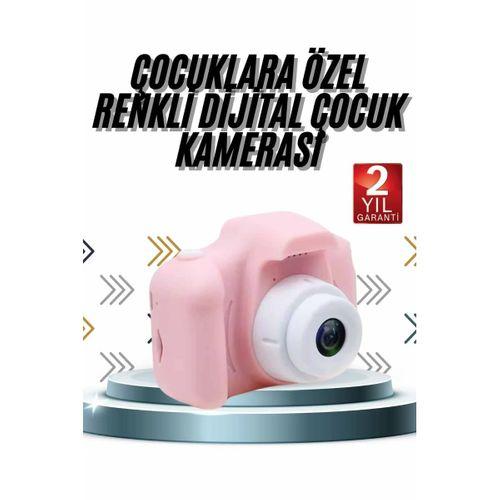 Çocuklara Özel Fotoğraf Ve Video Çeken Mini Çok Renkli Fotoğraf Makinesi