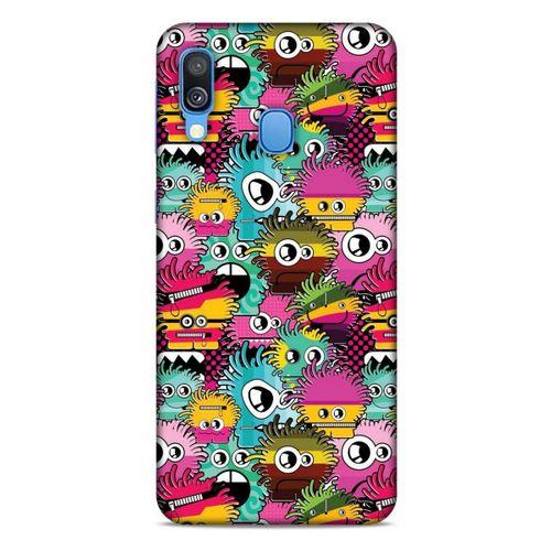 Graffitix (35) Desenli Silikon Kapak Samsung Galaxy A40 Kılıf
