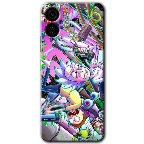 Tecno Camon 19 Neo Kılıf HD Desen Baskılı Arka Kapak - Graffiti Çizgi Film