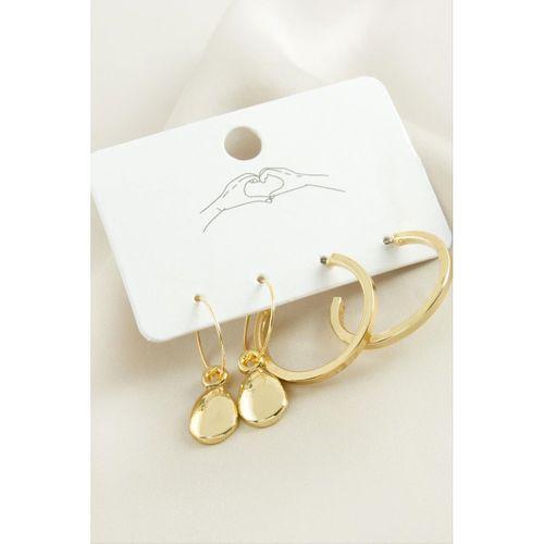 4 Adet Damla Halka Küpe