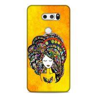 Lopard LG K40S Uyumlu Kılıf Sürreal Yüzler ♀ (34) Slim Armor Kılıf Desenli
