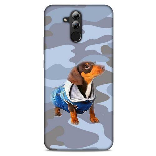 Huawei Mate 20 Lite Kılıf Köpek Kıyafetleri (50) Shockproof Kılıf Dakhund Puf Mont