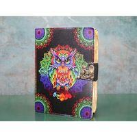 Baykuşlu Deri Defter Model 2