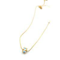 Yılan Zincirli Nazar Kolye - Altın