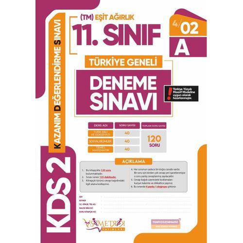 2026 11 Sınıf KDS EŞİT AĞIRLIK TM SARMAL Deneme Paketi 5li Türkiye Geneli D Çözümlü Asimetrik Yayın