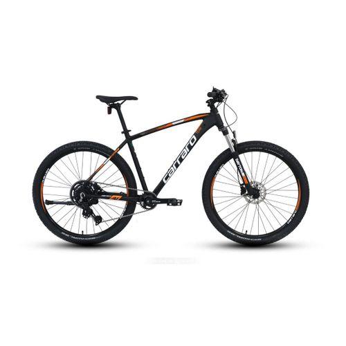 Carraro Daytona 709 Hidrolik Fren 27.5 Jant Dağ Bisikleti Mat Siyah-Beyaz-Turuncu 40 cm