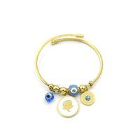 Gül Charm Bilezik - Altın