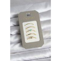 Pirinç Gold Renk 5'li Yüzük Seti - TJ-BYK3923