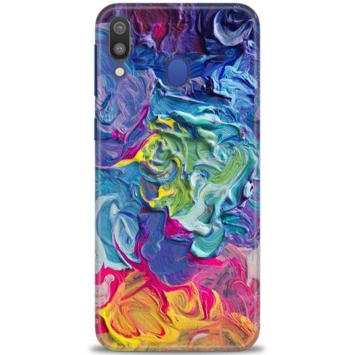 Samsung Galaxy M20 Kılıf HD Baskılı Kılıf - Colors + Tam Ekran Koruyucu