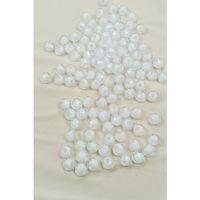 Dünya Boncuk İçten Boncuklu Bileklik Çanta Boncuğu 10 mm 50 gr Beyaz - BNC463