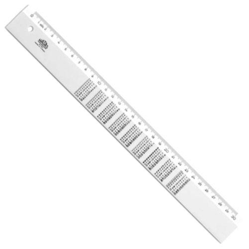 Hatas Çarpım Tablolu Cetvel 30Cm - 2 adet