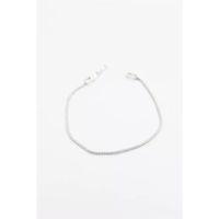 Minik Taşlı Su Yolu Bileklik - Gümüş