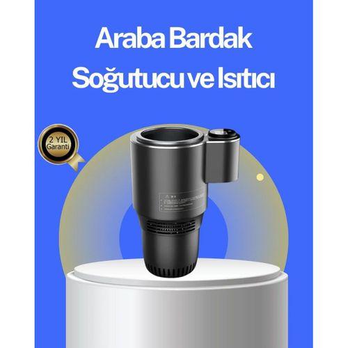 Araç İçi Isıtıcı Soğutucu Bardaklık 60°c Isıtma -4°c Soğutma