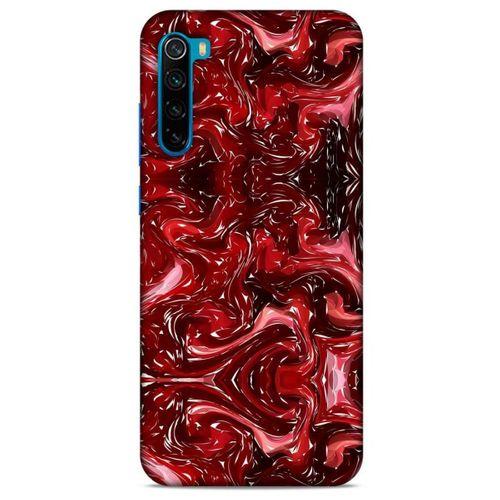 Mermer Desenli (45) Tema Liquid Air Kılıf Şarap Xiaomi Redmi Note 8T Kılıf