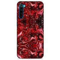 Mermer Desenli (45) Tema Liquid Air Kılıf Şarap Xiaomi Redmi Note 8T Kılıf