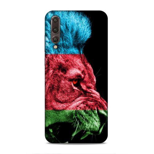 Huawei P20 Pro Uyumlu Kılıf Azarbaijan (24) Darbe Emici Kılıf Bayrak Aslan
