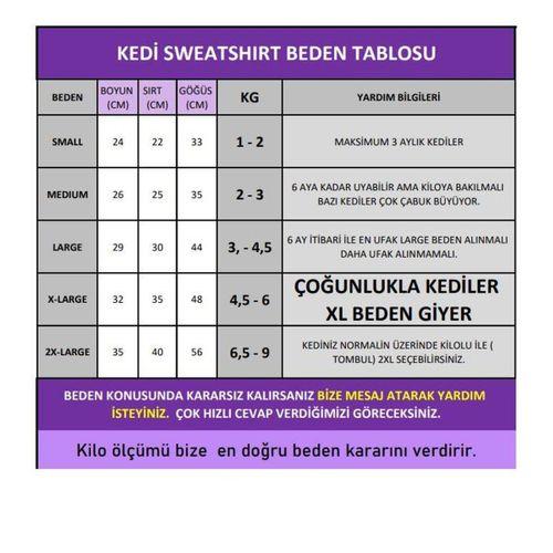 Sevimli Çilek Detaylı Kırmızı Kedi Polar Sweatshirt