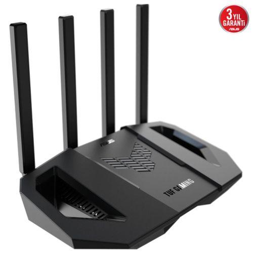 ASUS TUF-BE3600, BE3600, 4 Port, 3600Mbps, Dual Band, WİFİ 7, AiMesh, AiProtection Pro, GAMING Extendable Router