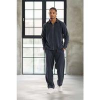 Baggy Kalıp Cupra Kumaş Jogger Erkek Eşofman Takımı - Füme