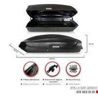 Niken Araç Uyumlu Üstü Port Bagaj Kapalı Tabut 3 Kilitli 375 Lot Siyah Parça