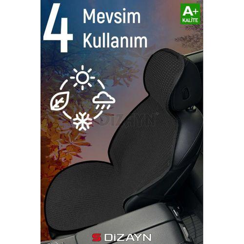 S-Dizayn Oto Koltuk Koruyucu Kılıf Set Siyah Universal 2+3 Parça Ön Arka