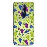 Frutix Üzüm 02 Nokia 7.1 Kılıf Desenli Silikon