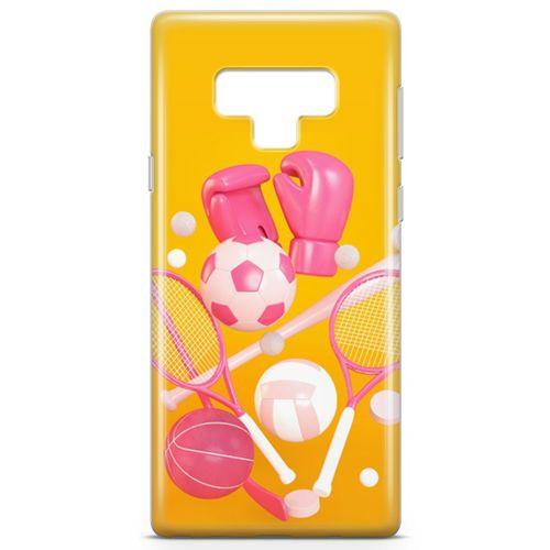 Samsung Galaxy Note 9 Kılıf Boks Eldiveni Tenis Arka Kapak Koruma Desenli Full Koruyucu