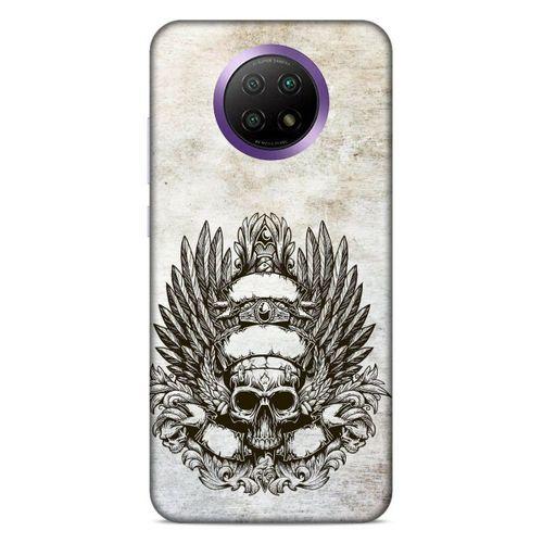 Lopard Xiaomi Redmi Note 9 5g Uyumlu Kılıf Tattoo's (6) Silikon Kılıf Siyah Gri